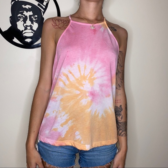 TIE DYE HALTER TANK - Picture 6 of 7